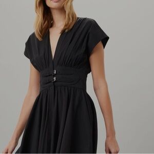 Alexis Black Midi Dress